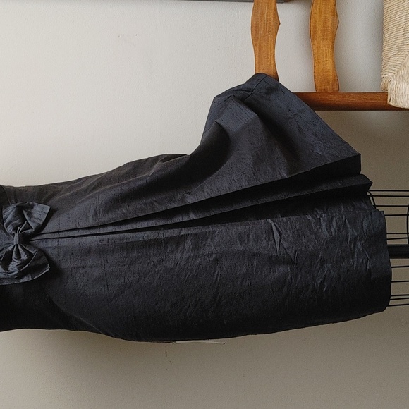 NWT'S Ann Taylor Black Tie Event Short Dupioni Silk Dress XS/S - Picture 6 of 16